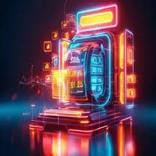 55bd live casino content with readable buttons and dark orange visual style